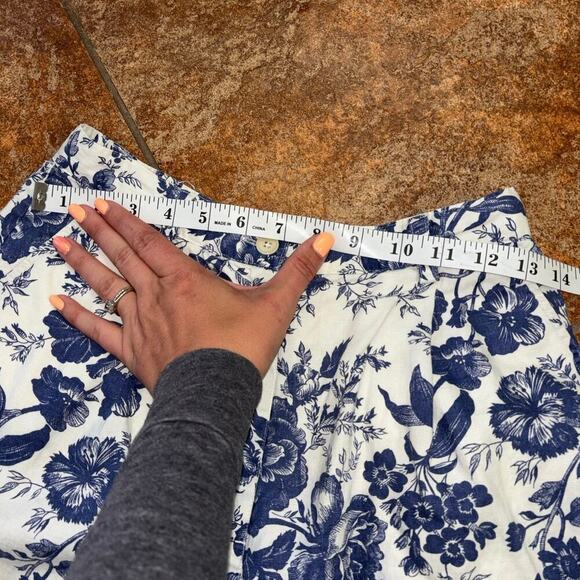 Lauren Ralph Lauren 100% Linen Flowy Floral Shorts Women’s 4 Cottage Prarie 90's - Picture 9 of 10